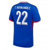 Frankreich Theo Hernandez #22 Heimtrikot EM 2024 Kurzarm